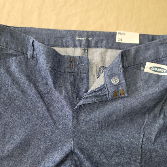 OLD NAVY PIXIE ANKLE PANTS, BLUE,SIZE 14 NWT, - Picture 13 of 13